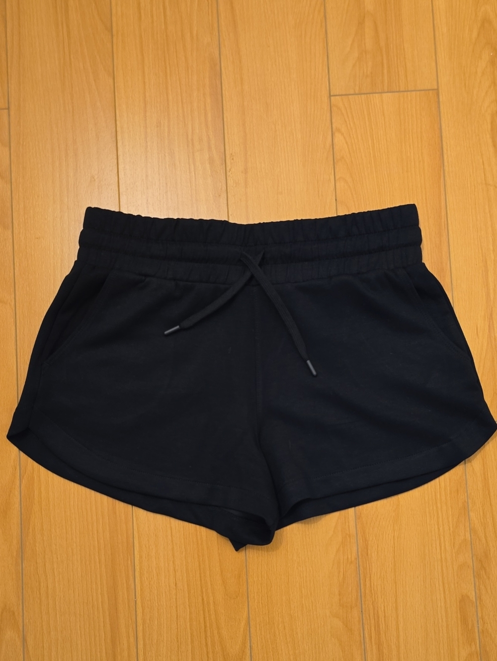 Velocity Black Women's Athletic Drawstring Shorts Size M